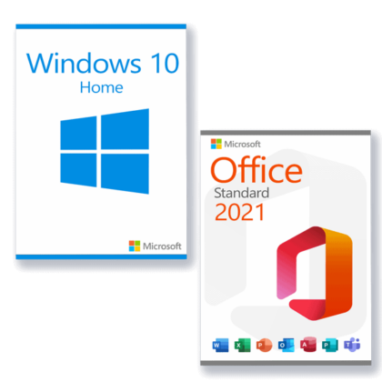 Microsoft Windows 10 Home + Microsoft Office 2021 Standard